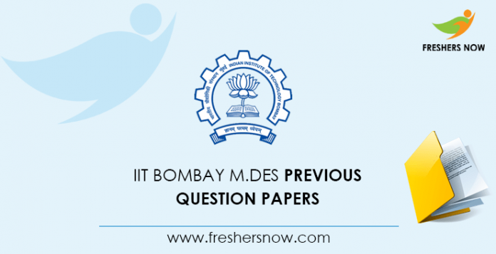IIT Bombay M.Des Previous Question Papers