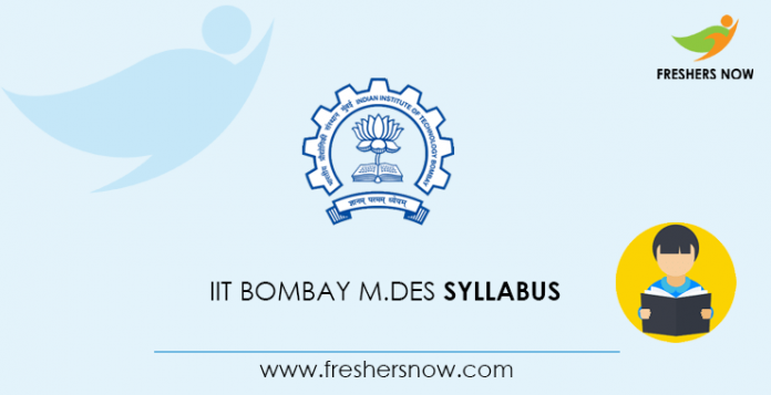 IIT Bombay M.Des Syllabus