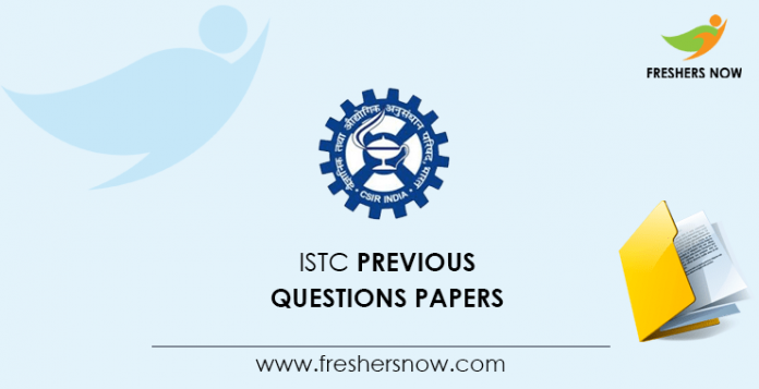 ISTC Entrance Exam Previous Question Papers