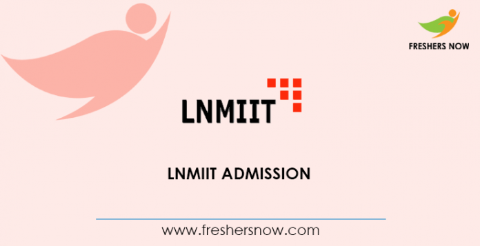 LNMIIT Admission