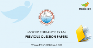 mgkvp phd previous question papers