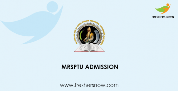 MRSPTU Admission