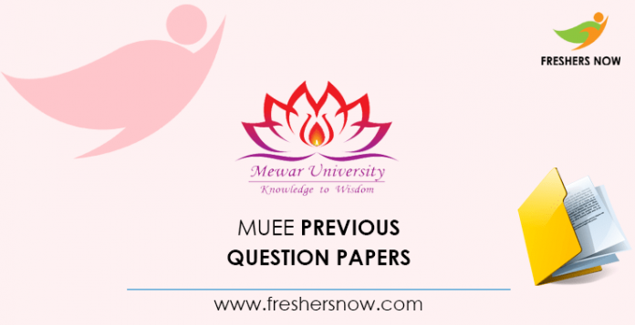 MUEE Previous Question Papers