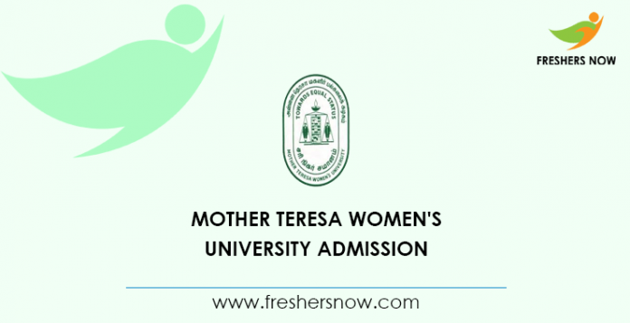 Mother Teresa Women's University Admission
