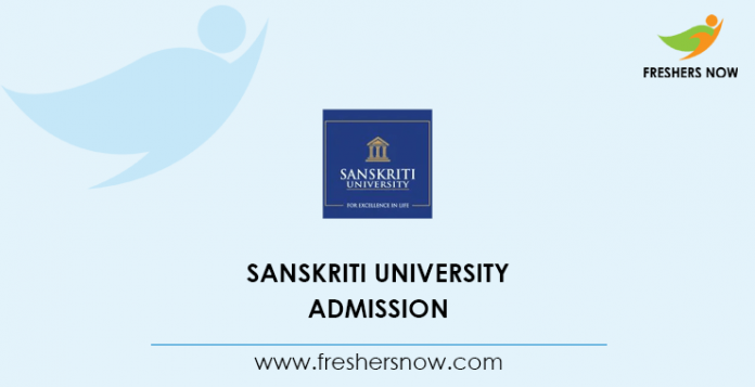 Sanskriti University Admission
