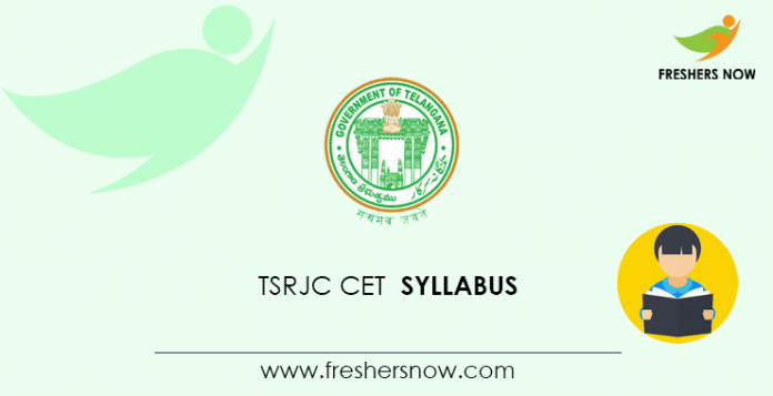 TSRJC CET Syllabus