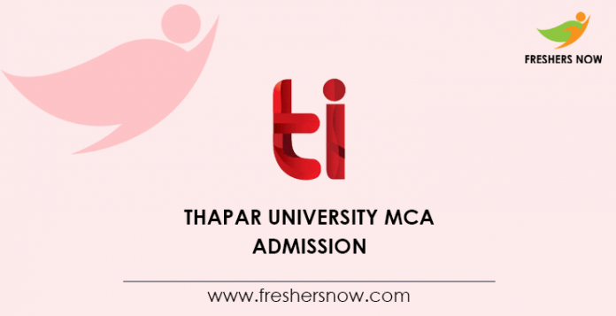 Thapar University MCA Admission
