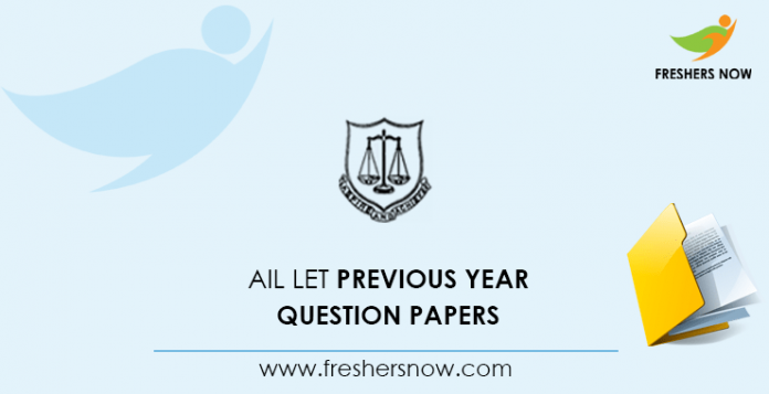 AIL LET Previous Question Papers