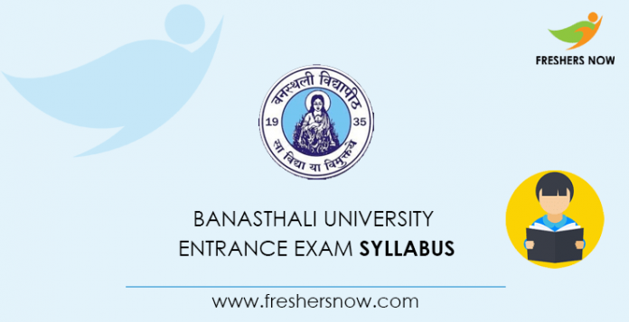 banasthali university phd course work syllabus