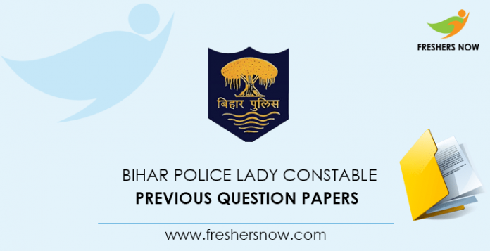 Bihar Police Lady Constable Previous Question Papers