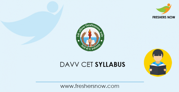 DAVV CET Syllabus