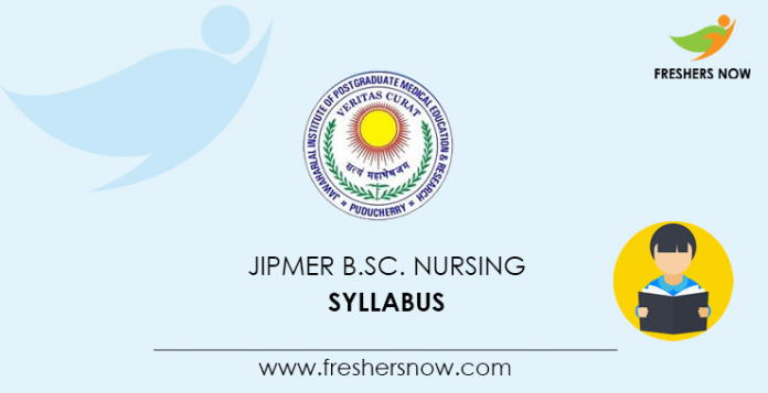 JIPMER B.Sc Nursing Syllabus