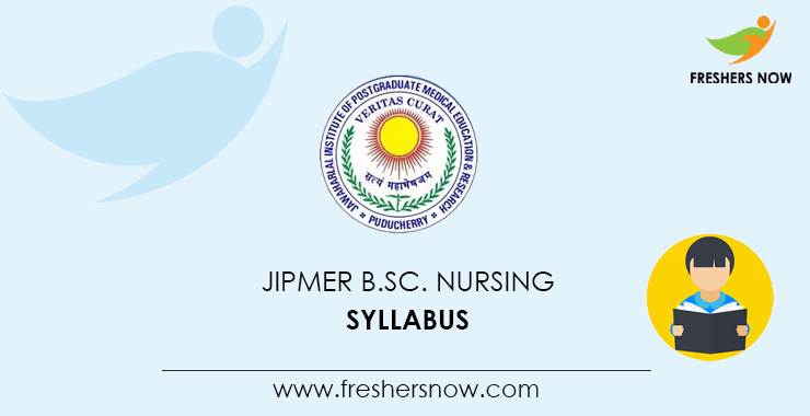 JIPMER B.Sc Nursing Syllabus 2021 & Exam Pattern PDF Download