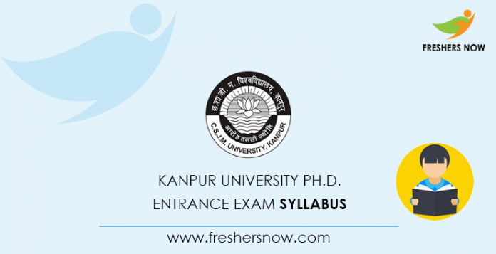 Kanpur University Ph.D. Entrance Exam Syllabus
