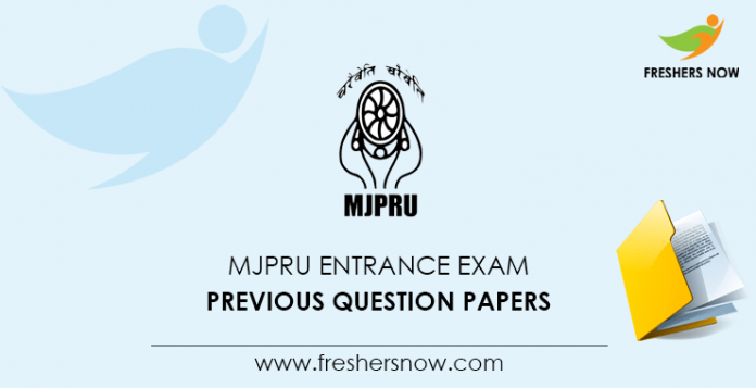 MJPRU Entrance Exam Previous Question Papers