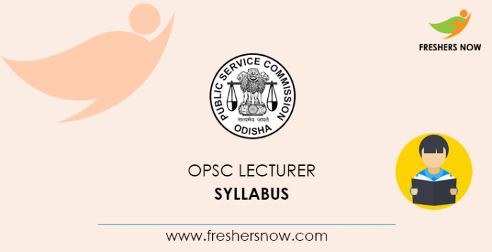 OPSC Lecturer Syllabus 2020