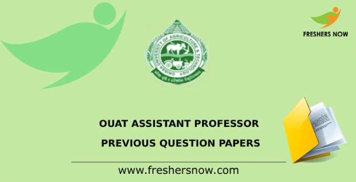 OUAT Assistant Professor Previous Question Papers