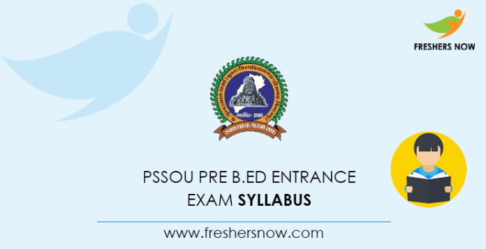 PSSOU Pre B.Ed Entrance Exam Syllabus