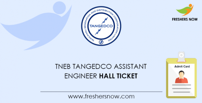 TNEB TANGEDCO Assistant Engineer Hall Ticket
