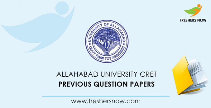 Allahabad University CRET Previous Question Papers
