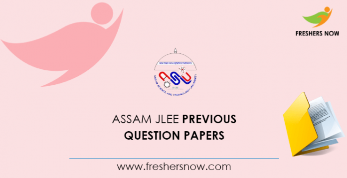 Assam JLEE Previous Question Papers