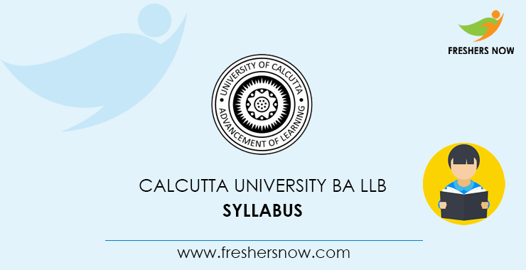 Calcutta University BA LLB Syllabus 2021 & Exam Pattern PDF Download