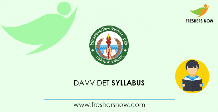 DAVV DET Syllabus