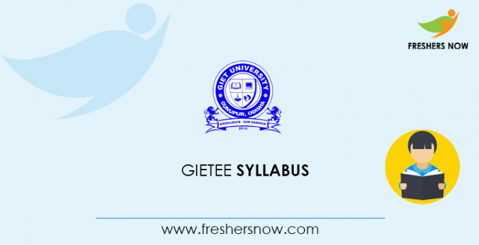 GIETEE Syllabus