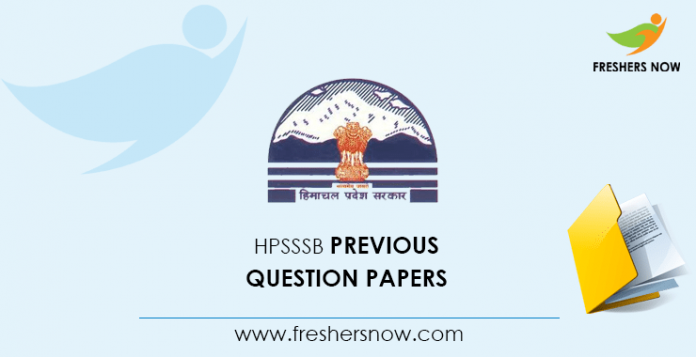 HPSSSB Shastri Previous Question Papers