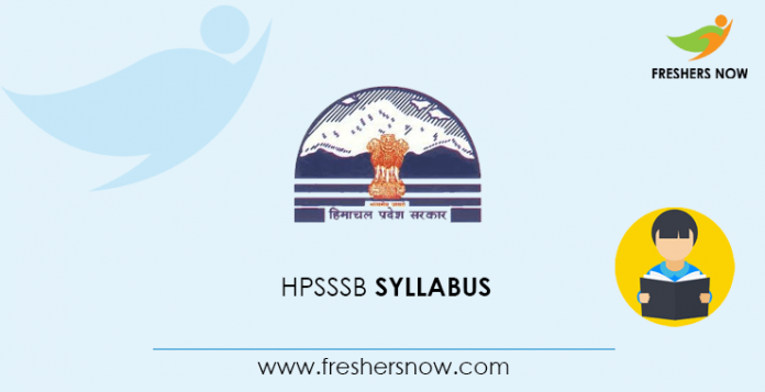 HPSSSB Shastri Syllabus 2020