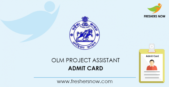 OLM Project Assistant Admit Card