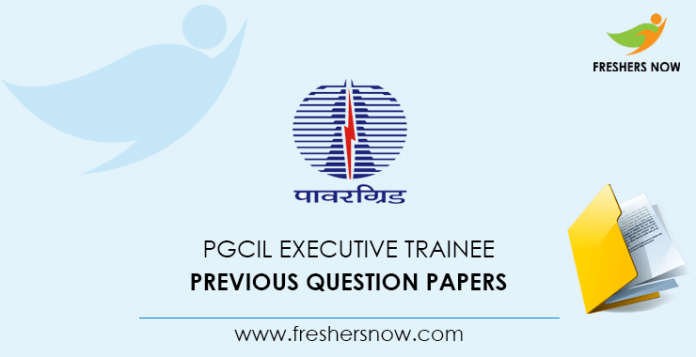PGCIL Executive Trainee Previous Question Papers