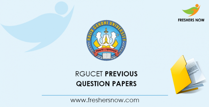 RGUCET Previous Question Papers