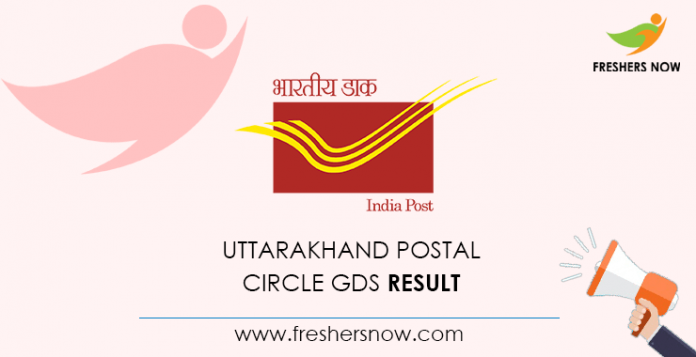 Uttarakhand Postal Circle GDS Result