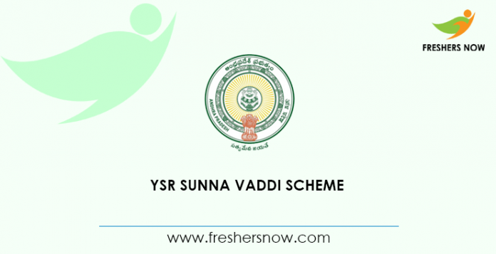 YSR Sunna Vaddi Scheme