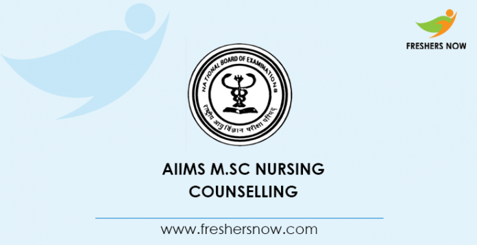 AIIMS M.Sc Nursing Counselling