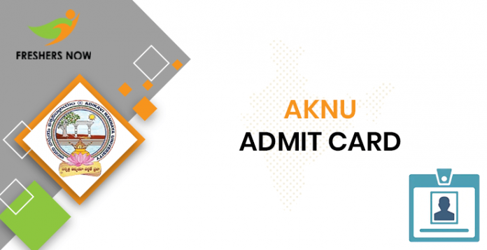 AKNU Hall Ticket