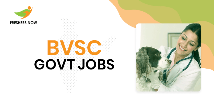 BVSc Govt Jobs