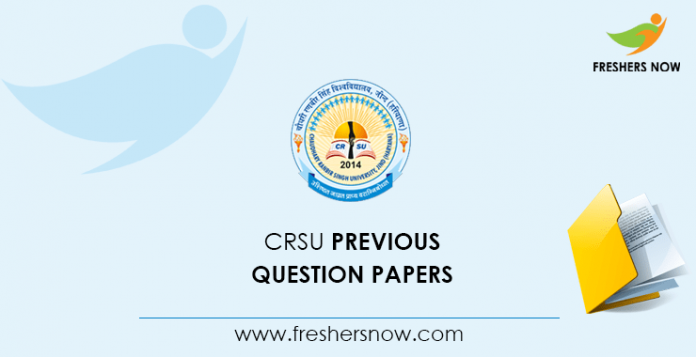 CRSU Laboratory Attendant Previous Question Papers