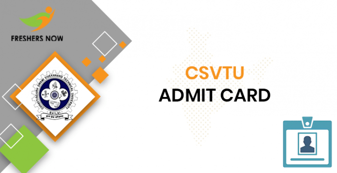 CSVTU Admit Card