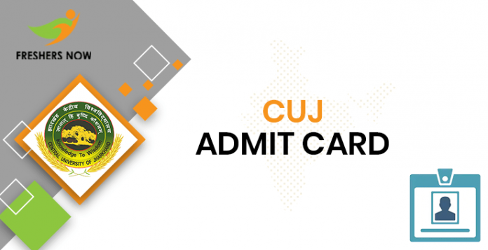 CUJ Admit Card