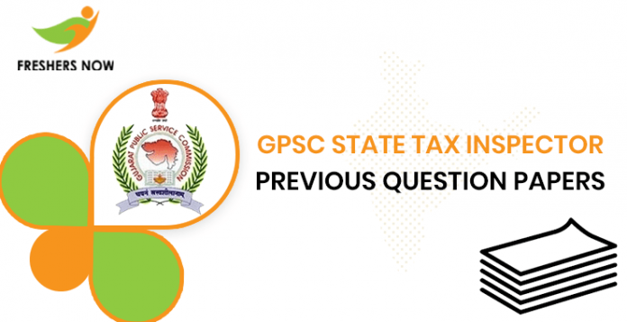 GPSC State Tax Inspector Previous Question Papers