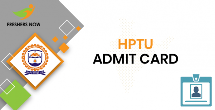 HPTU Admit Card