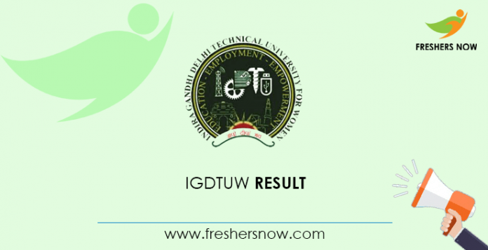 IGDTUW Result