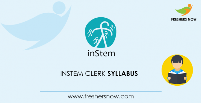 InStem Clerk Syllabus 2020