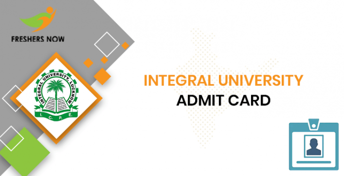 Integral University Admit Card