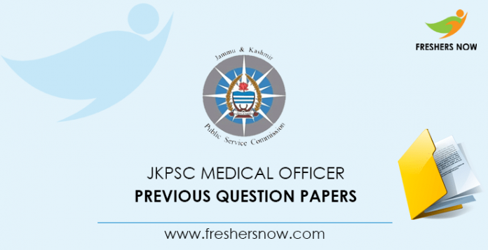 JKPSC Medical Officer Previous Question Papers