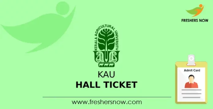 KAU Hall Ticket 2024