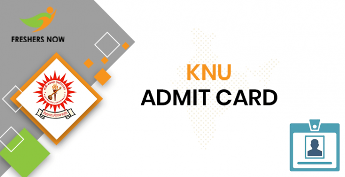 KNU Admit Card
