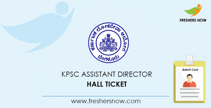 KPSC Assistant Director Hall Ticket